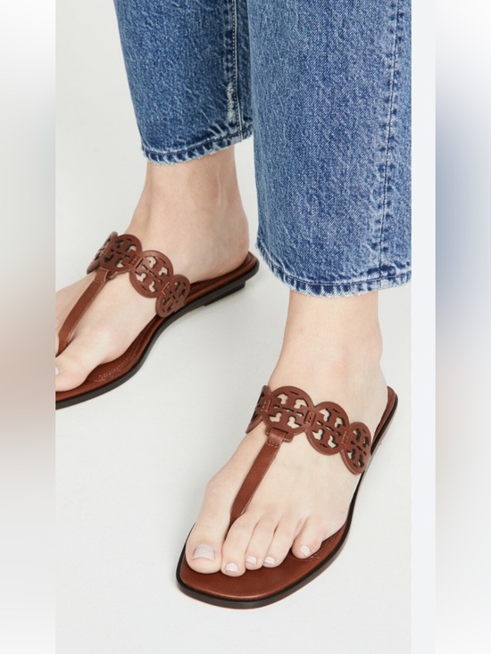 Tory Burch Shoes - Tory Burch Brown Leather Sandals size 7